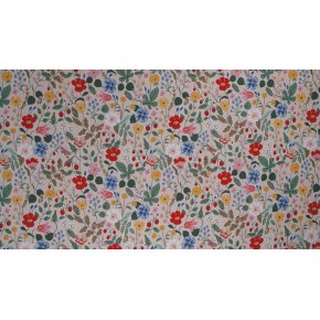 Tissu viscose fleuri rifle paper co