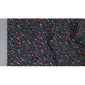 viscose strawberry fields primrose navy - rifle paper co