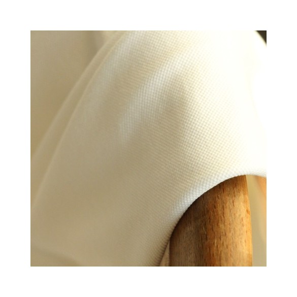 jersey maille piquée - blanc cassé