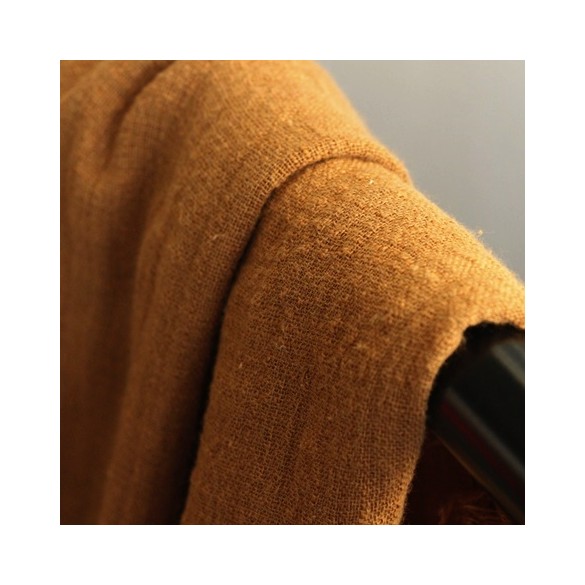 gaze de coton éole - camel