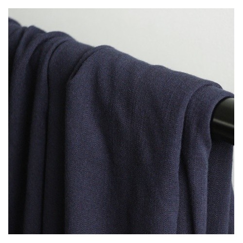 tissu viscose stretch - marine tissu viscose stretch - marine