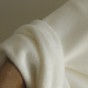 Molleton blanc cassé envers douillette
