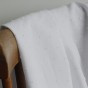 coton plumetis blanc