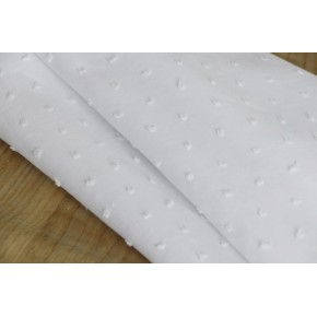 tissu plumetis blanc