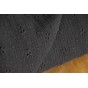 tissu double gaze noir petites fleurs
