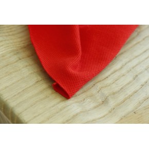 maille polo au mètre rouge