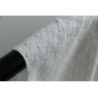 tissu en coton plumetis rayures argentées