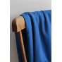tissu viscose texturée stretch bleu