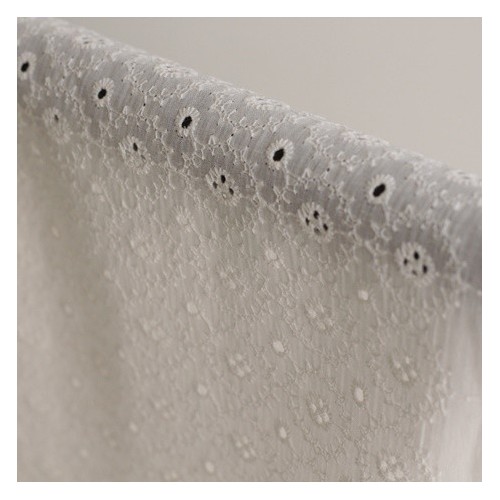 Broderie anglaise - Adelaïse blanc Broderie anglaise - Adelaïse blanc