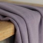Lin et Viscose - Lilas