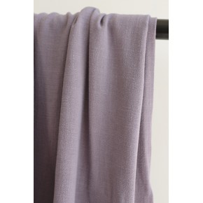TISSU LIN ET VISCOSE - MAUVE