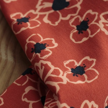 Tissu Jolis Tissus Originaux Au Metre Mercerie Un Chat Sur Un Fil