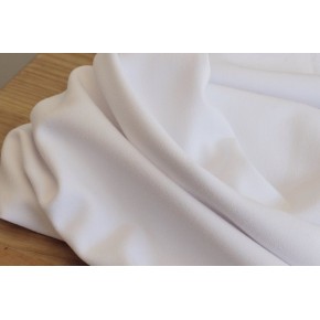 tissu crêpe polyviscose blanc