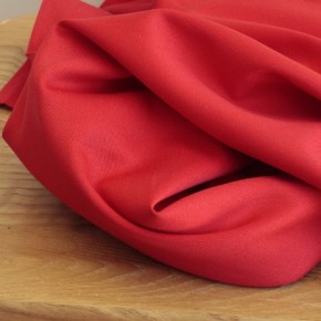 Gabardine de coton - rouge