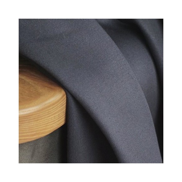 Gabardine coton - ardoise