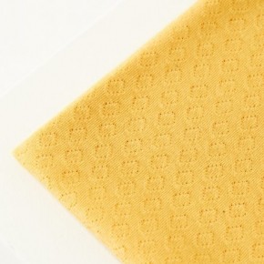 Organic gem pointelle - Blonde yellow