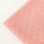Organic gem pointelle - sweet peach
