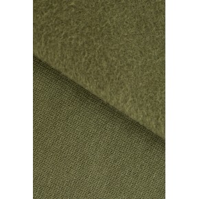 tissu sweat molleton bio olive