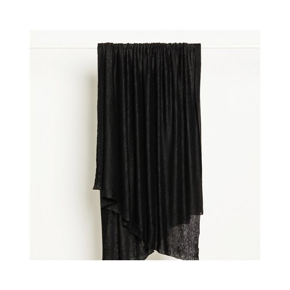 FINE LINEN KNIT - BLACK