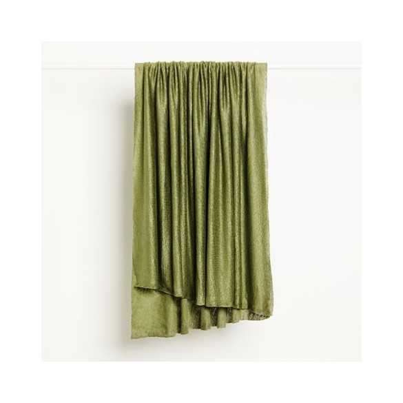 FINE LINEN KNIT - olive green