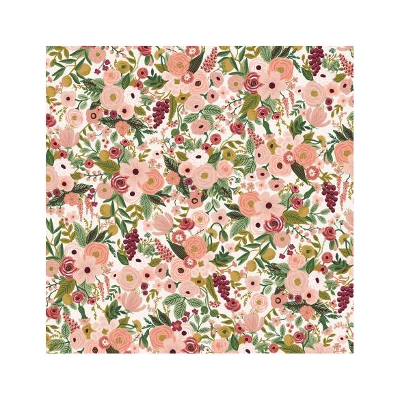 Petite Garden Party - rose Fabric - Rifle paper co