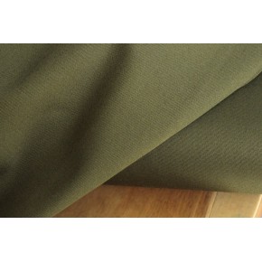 tissu gabardine en coton - kaki