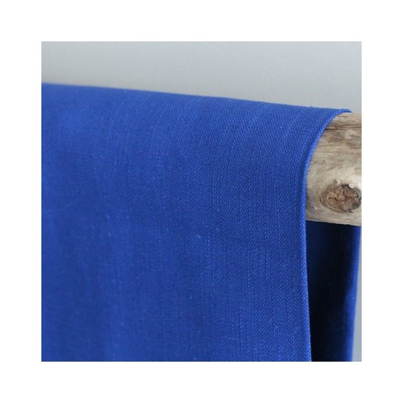 Tissu Ramie - bleu royal