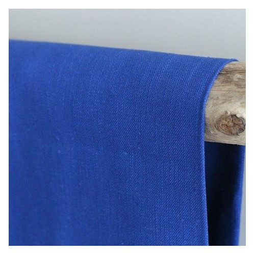 Tissu Ramie - bleu royal Tissu Ramie - bleu royal