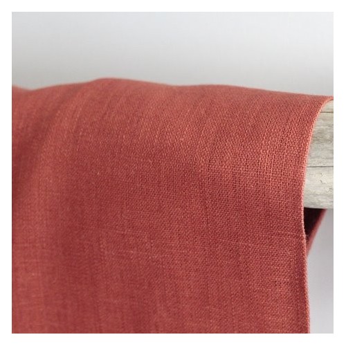 Tissu Ramie - rouille Tissu Ramie - rouille