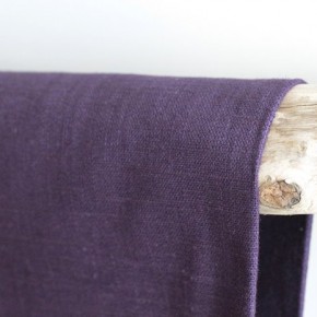 Tissu Ramie - aubergine