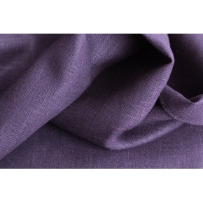 tissu lin ramie aubergine
