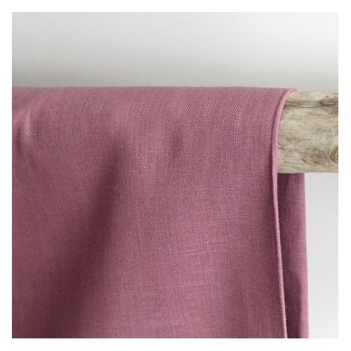 Tissu Ramie - vieux rose Tissu Ramie - vieux rose