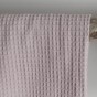 Tissu éponge nid d'abeille - vieux rose