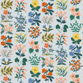 Viscose wildflower field sky lawn - Rifle paper Co