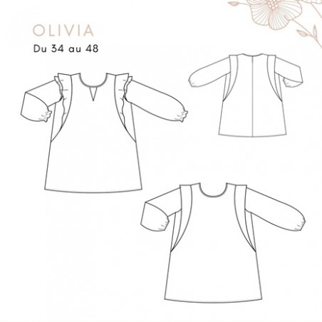 Patron blouse Olivia - Joli Lab