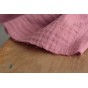 tissu double gaze rose blush
