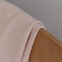 Tissu sweat fin bio - rose tendre