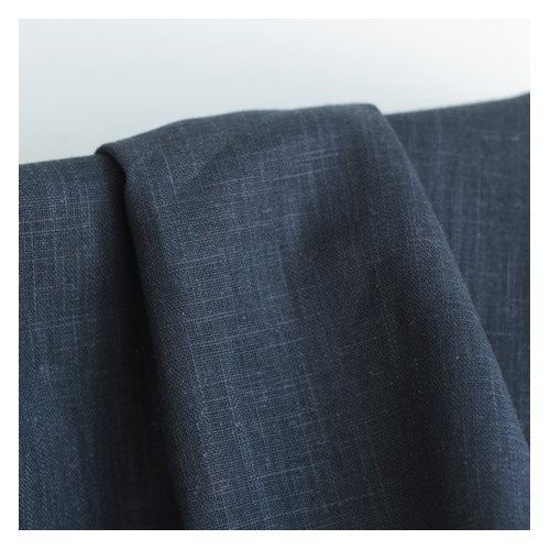 Tissu Ramie - marine Tissu Ramie - marine
