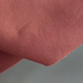 tissu meetmilk tencel et lin terracotta