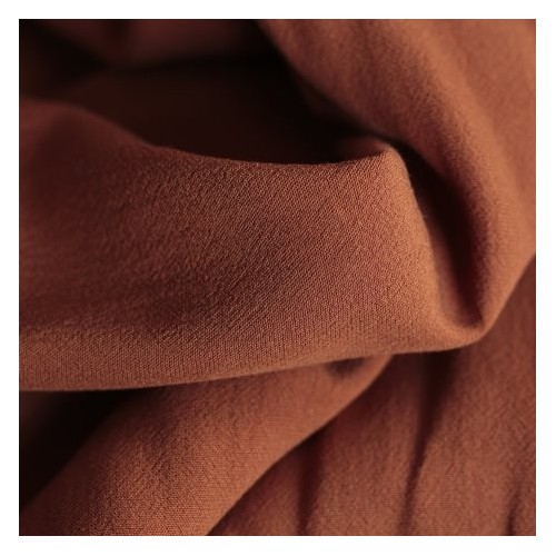 Crêpe de viscose - caramel Crêpe de viscose - caramel