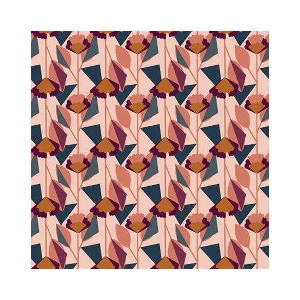 Florence Light Pink Fabric - Cotton and Steel