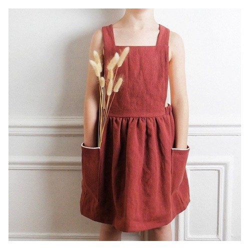 Robe tablier Milano Kids - Ikatee Robe tablier Milano Kids - Ikatee