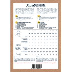 Ikatee - fourniture robe tablier Milano kids