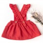 volants dos - robe tablier milano kids - Ikatee