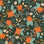 viscose poinsettia Evergreen Rayon - rifle paper co