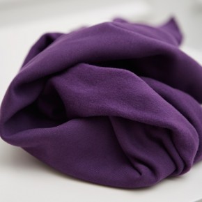tissu sweat bio - plum - Mind the maker