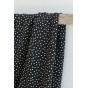 viscose à pois noir et blanc