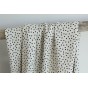 viscose à pois écru