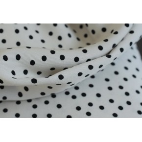 twill de viscose à pois