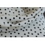 twill de viscose à pois